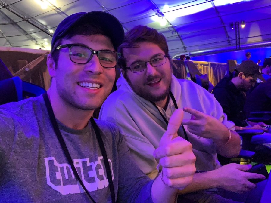 Patrick Mederos with Wildcat at TwitchCon 2018
